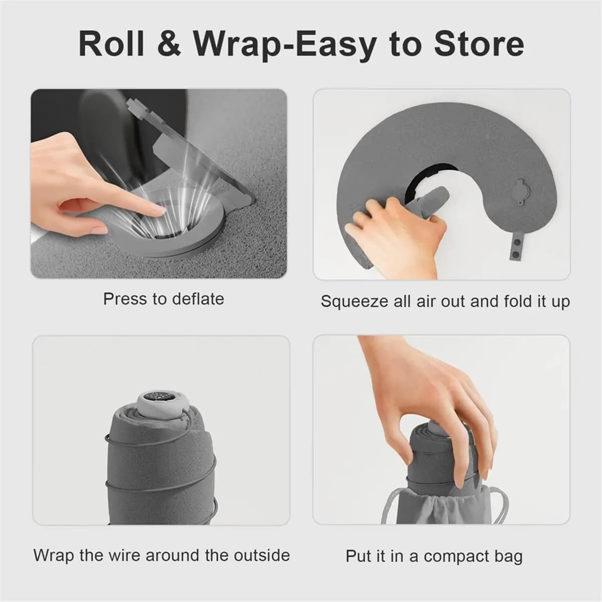 [Vend for]Inflatable Massage Travel Pillow for Airplane, Inflatable Travel Pillow , U Shaped Neck Pillow for Airplane,Car,