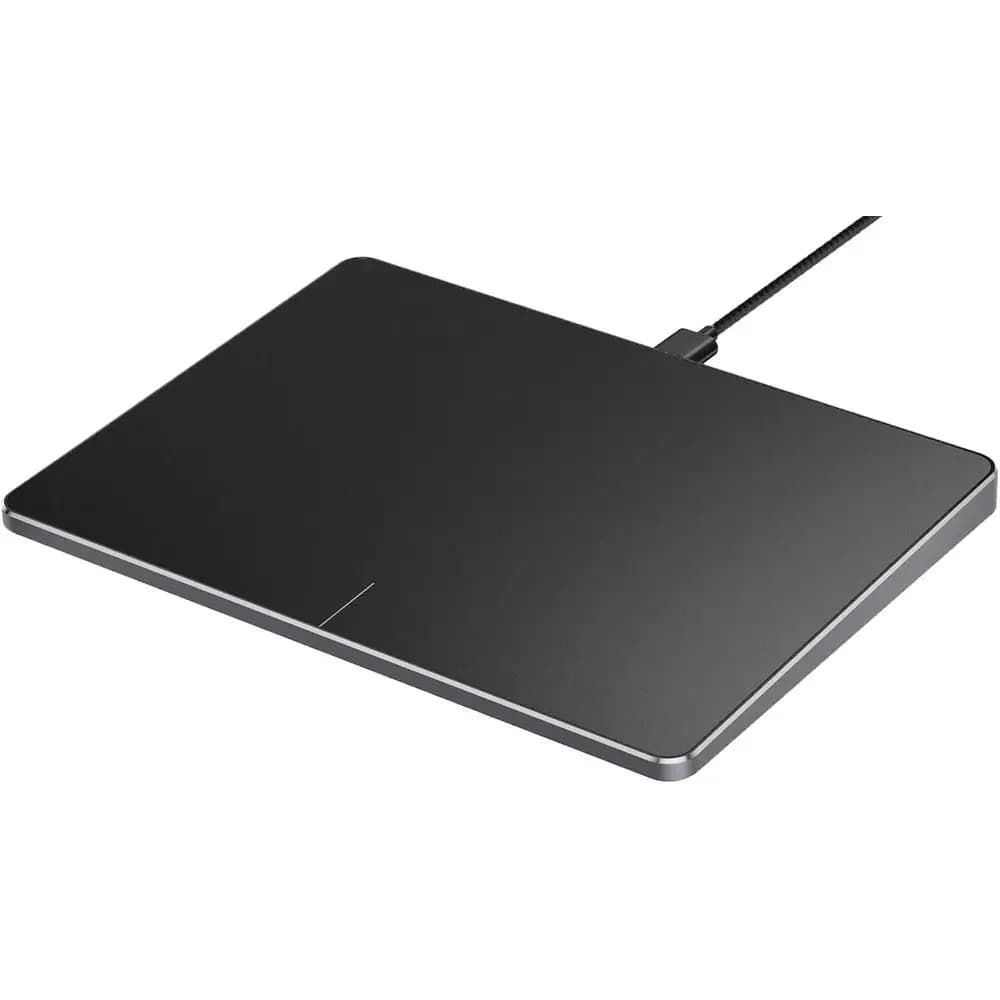 High-Precision Wired Trackpad Mouse with Multi-Gesture for Windows 10/11, Slim and Portable, Suitable for Laptop/Desktop, Grey B