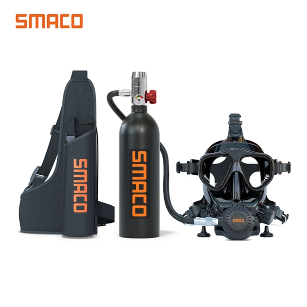 Smaco-S400 diving equipment, mini scuba tank, snorkeling mask, diving mask, portable oxygen tank, snorkeling masks