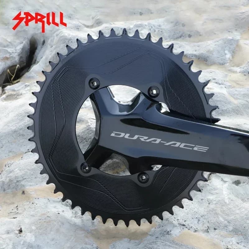PASS QUEST 110BCD Corona 3mm Offset AERO Anello catena stretto e largo per SHIAMNO 105 ULTEGRA DURA-ACE R9200/R8100/R7100