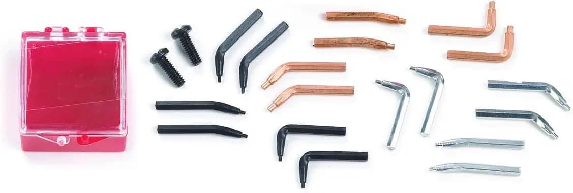 9 Paia di Punte Intercambiabili per Pinze per Anelli Elastici Interni 445-448DD