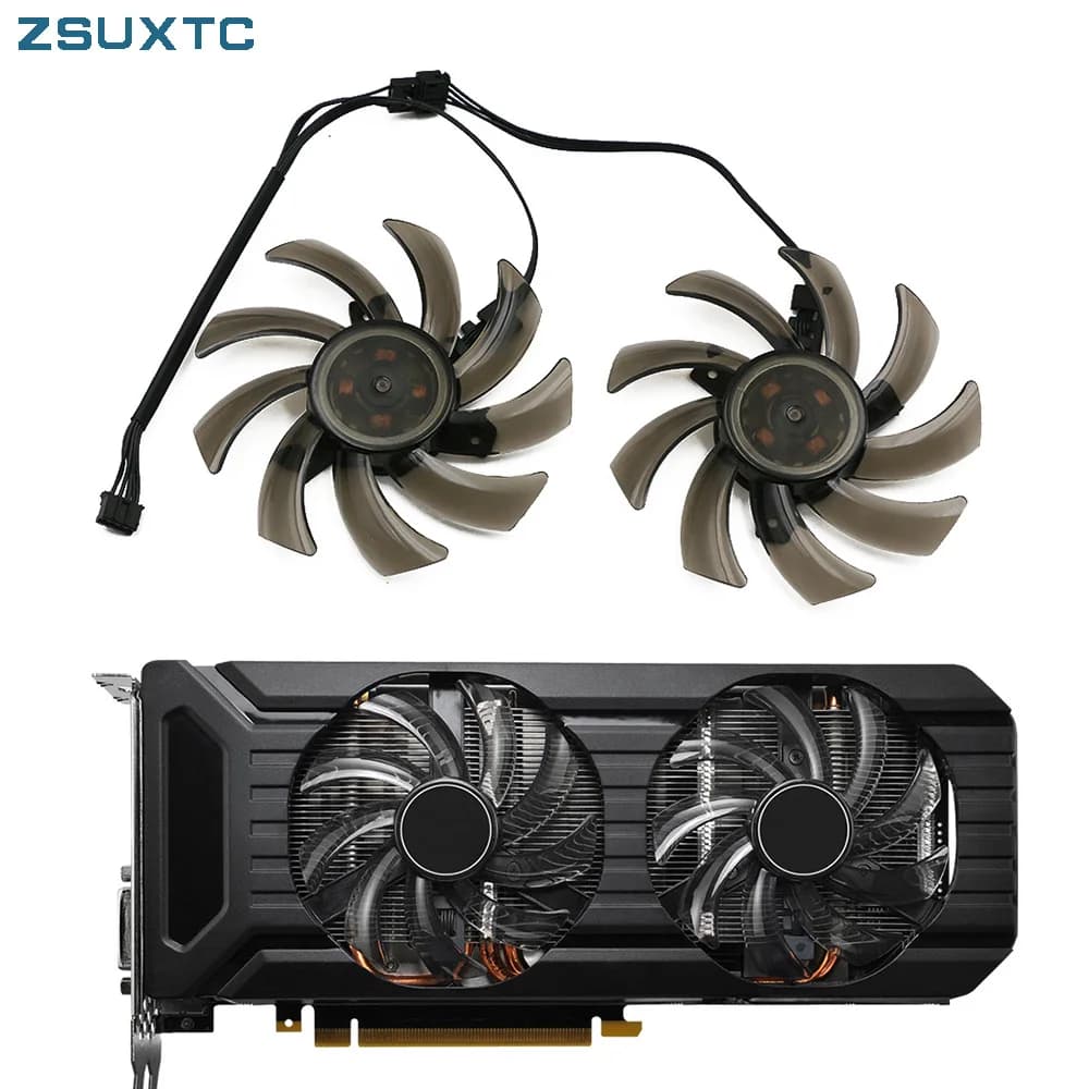 2 pz/set 87mm(90mm) GA91S2U, ventola per scheda Video GPU, per ventola Palit GeForce CMP 30HX 6G, GTX 1080 1070 Ti 1060 Dual, sostituisci FDC10H12S9-C
