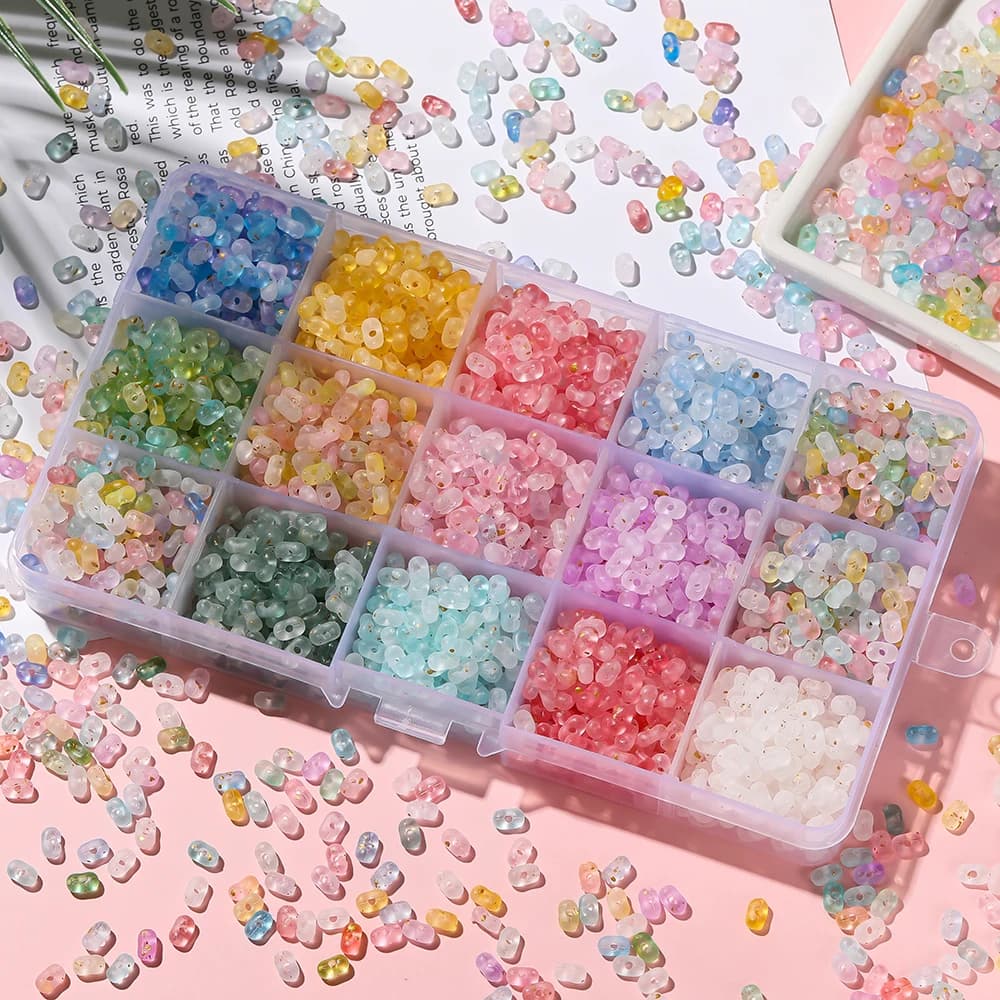 200 pz/lotto Acrilico Smerigliato Dorato Perline A Forma di Arachidi Perline Del Distanziatore per Gioielli FAI DA TE Che Fanno Braccialetti Orecchini Accessori Artigianali