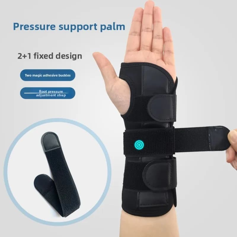 1 pezzo regolabile tunnel carpale supporto per polso medico tutore cuscinetti di supporto distorsione avambraccio stecca fascia protezione cinturino da polso