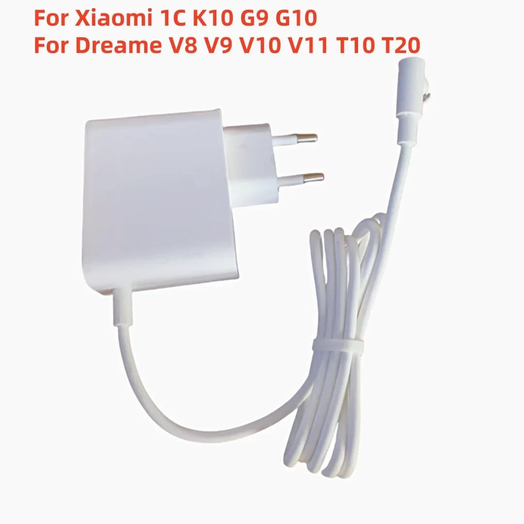 WZ-For Original Xiaomi 1C K10 G9 G10 Wireless Vacuum Cleaner SCWXCQ02ZHM Charger Replacement Spare Power Adapter with EU P