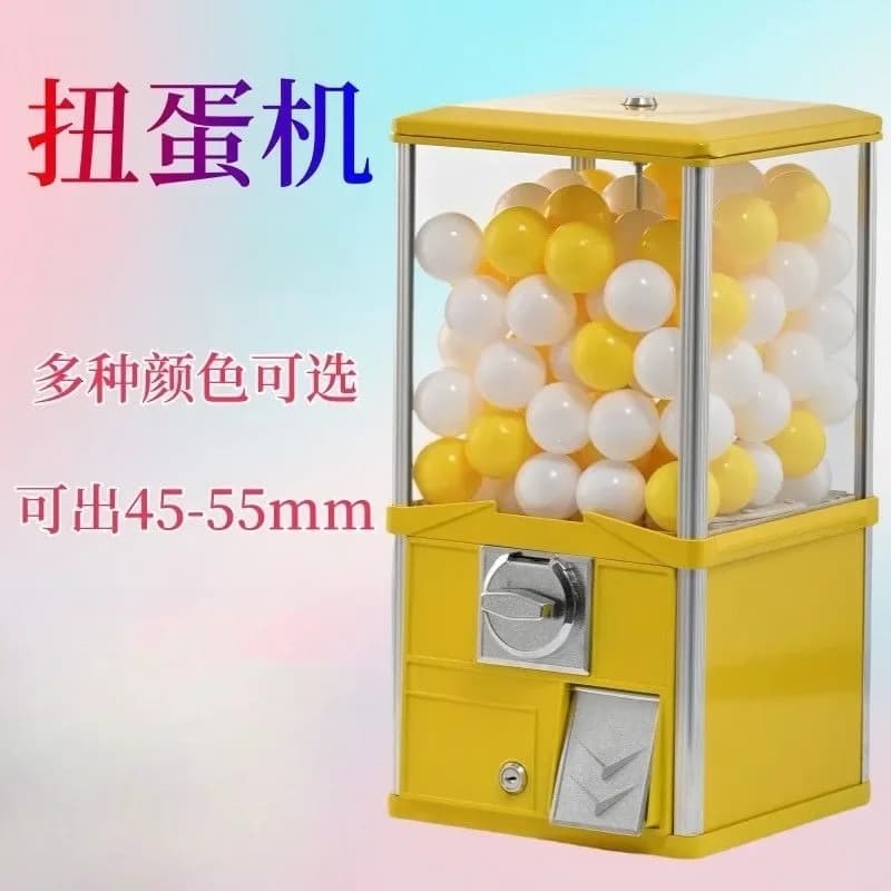 Square egg twisting machine can produce 40-55 mm balls, large commercial golf ball desktop lottery props storage