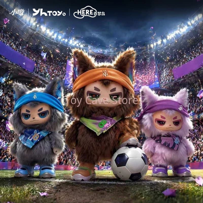 Genuine Yhtoys Xiao Ao Argentina Team Limited Edition Plush Pendant Soft Fluffy Bag Charm Keychain Collectible Gift Toys