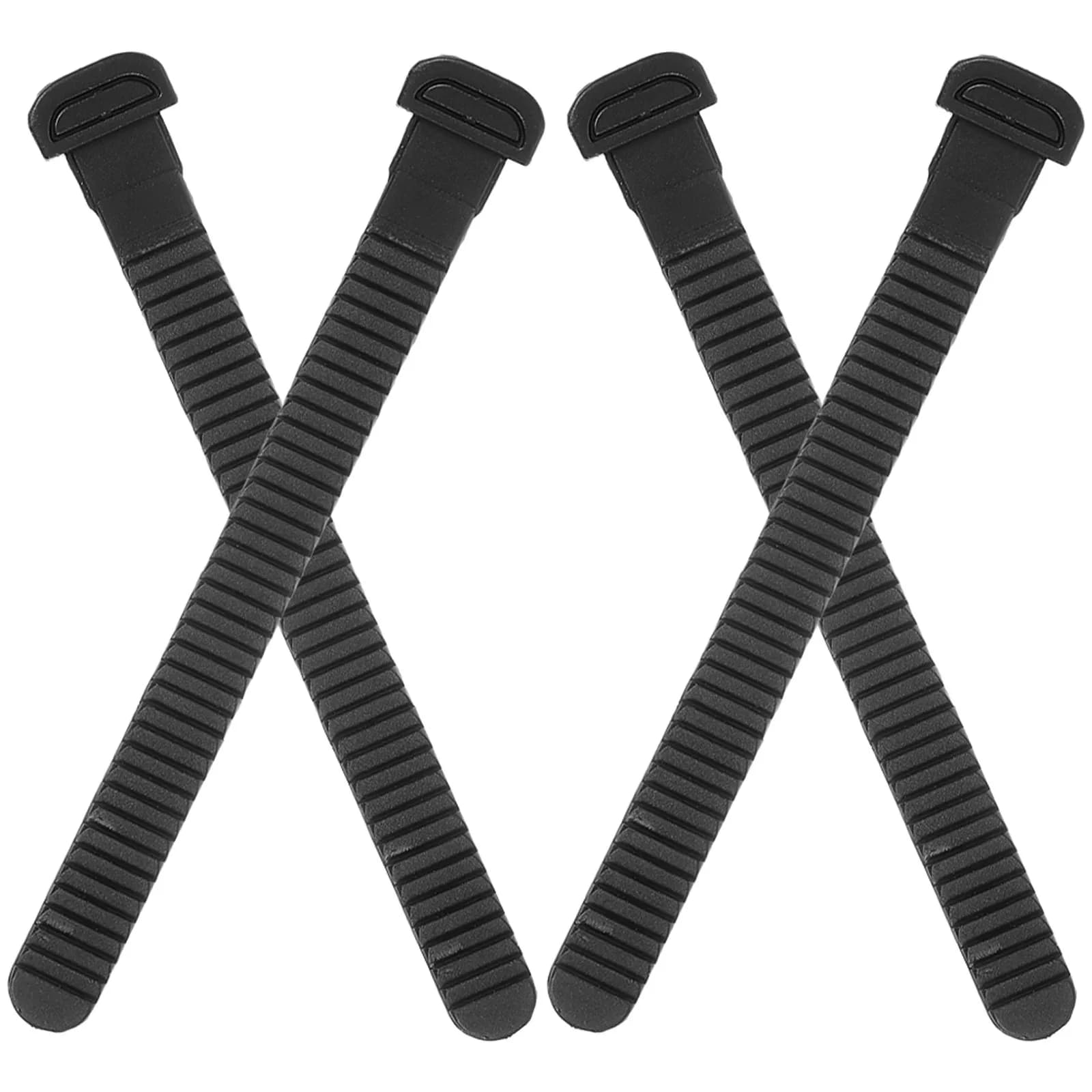 4 Pezzi Cinghie con Fibbia Staccabili per Pattini in Linea, Accessori in PVC per Pattini da Ghiaccio, Ricambio per Stivali e Pattini a Rotelle
