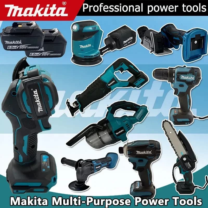 Utensili Makita in Offerta: Pistola ad Aria Calda Senza Fili, Sega Elettrica a Movimento Alternato Portatile, Attrezzi Elettrici