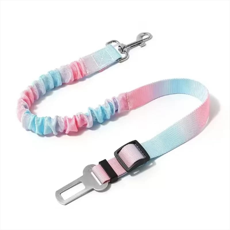 Cinture di Sicurezza Regolabili per Cani in Auto, Cintura di Sicurezza per Animali Domestici in Nylon con Ammortizzatore Elastico, Imbracatura Auto Resistente e Colorata