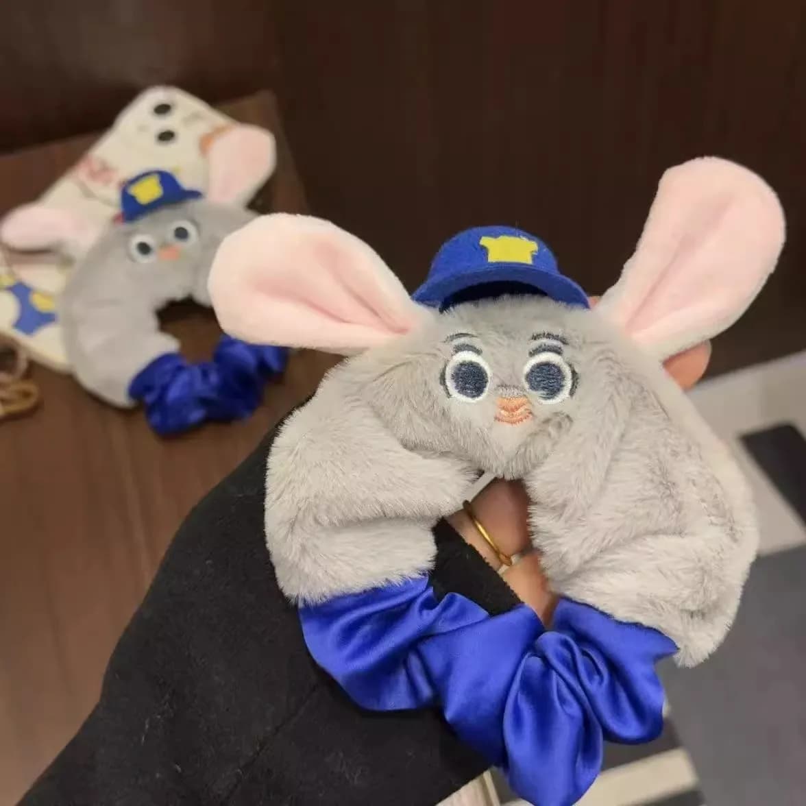 2025 New Style Zootopia Plush Hair Accessories Nick Wilde Judy Hoppes Hair Fake Clip Nice animal cartoon character Hair