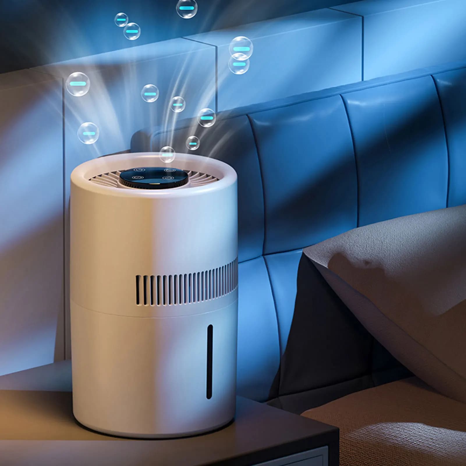Humidifier Air Purifier and Humidifier 4L Water Versatile Efficient Purification 5W Quiet Running for Home