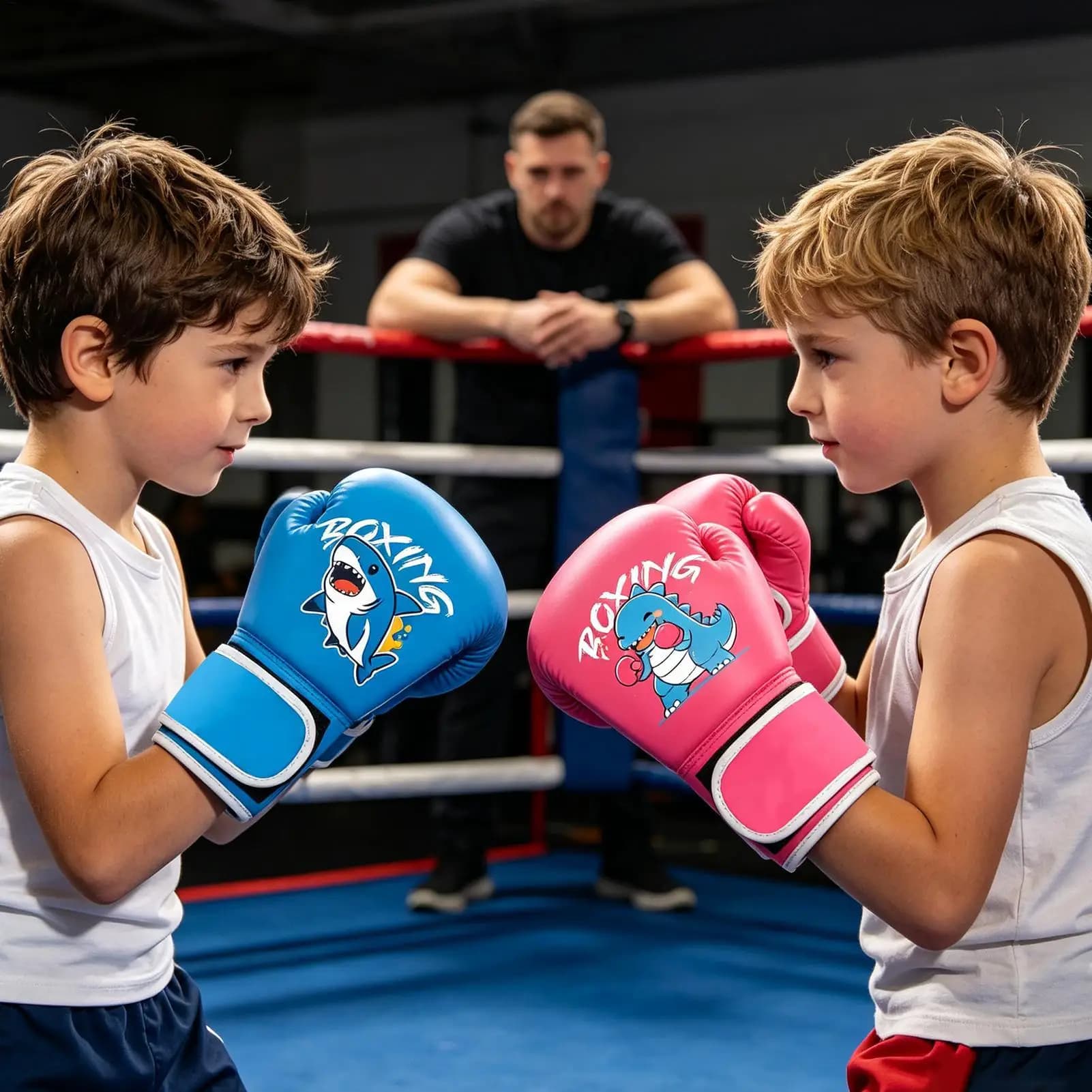 Girls Boxing Gloves PU Training Mitt Boxing Mitts For Ages 7-12 Punching Bag Kickboxing Martial Art Karate Sports Fitness