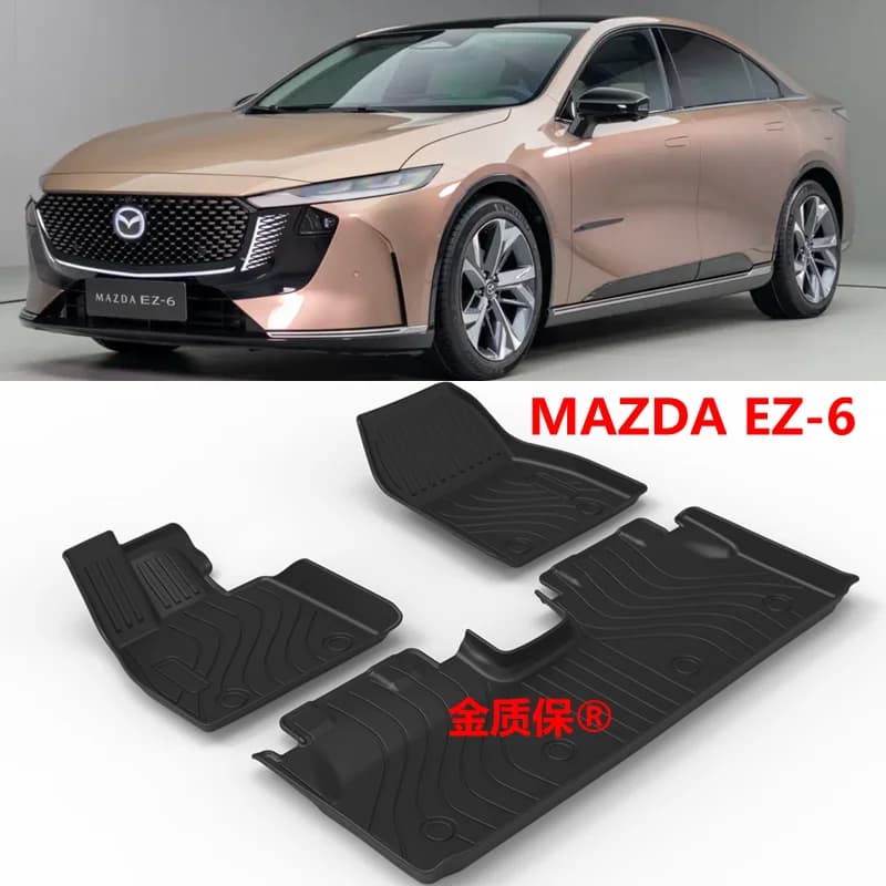 Utilizzare per MAZDA EZ6 tappeto per auto MAZDA EZ6 tappetino per auto MAZDA EZ6 tappetino per bagagliaio MAZDA EZ6 tappetino impermeabile EZ6 poggiapiedi EZ6 tappetini