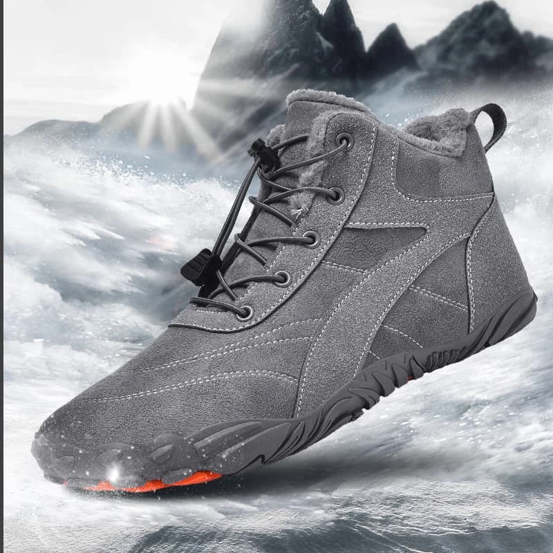 Scarpe Unisex in Cotone, Stivali Invernali Caldi e Felpati, Scarpe da Trekking Antiscivolo per Uomo, Sneakers Alte Invernali, Botas Para Hombre