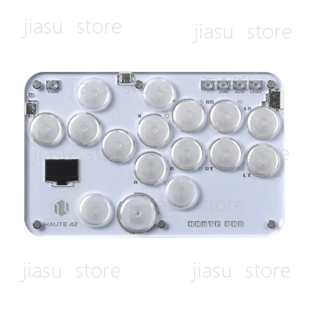 Tastiera da Combattimento Hitbox Compatibile con Raspberry Pi per Switch Street Fighter 6PC Serie S, Controller di Gioco Programmabile con Retroilluminazione RGB