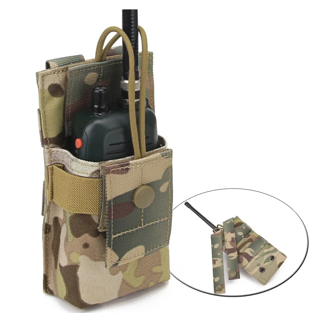 Radio Walkie-talkie cellulare Molle Bag 1000D Nylon Walkie Pouch Tactical Hunting marsupio Mag Pouch