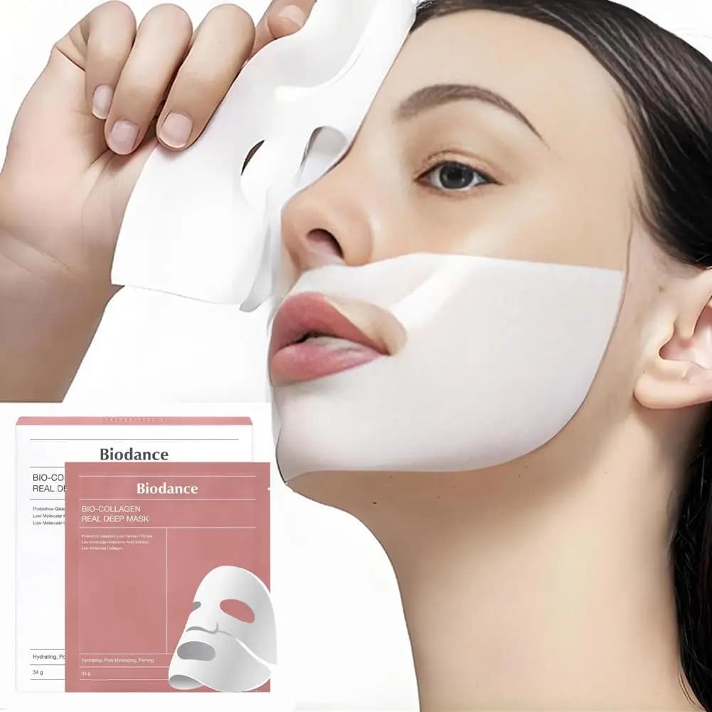 Biodance Collagen Notte Idrogel Schiarente Face Mask Refreshing Deep Hydrating Face Reducing Pores Mask for Skin Care