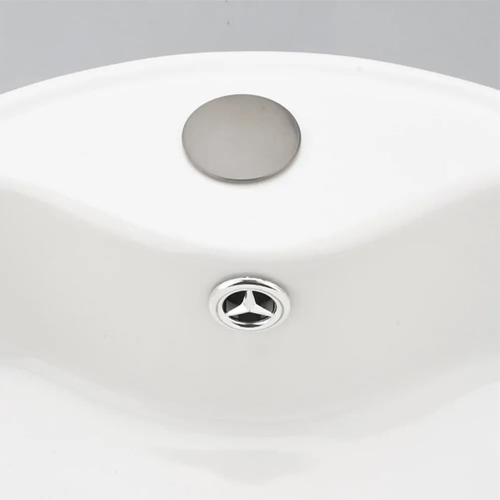Set of 6 Stainless Steel Covers for Unused Faucet Holes, Easy Installation, Sealing Stoves for Kitchen Washer