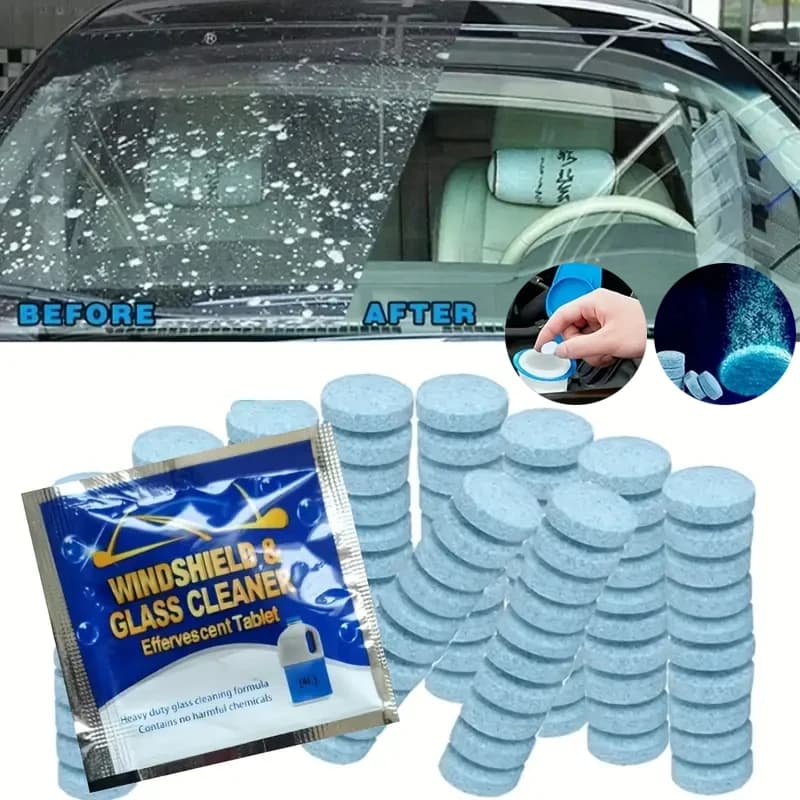 20/40pcs Solid Car parabrezza Cleaner compresse effervescenti concentrate per la pulizia della toilette della finestra della cucina in vetro del tergicristallo automatico