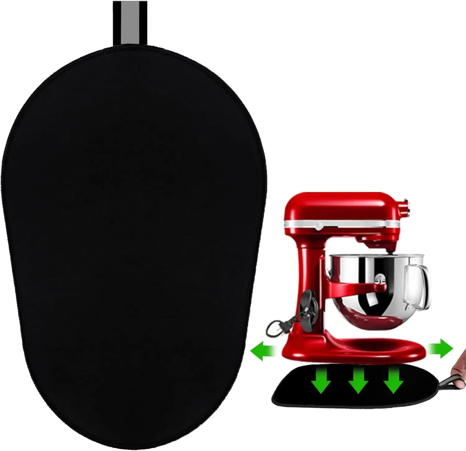 Sliding Mat for Kitchenaid Mixer, Mover Sliding Mat for 5-8 Qt-Lift Bath Mixer, Fitted Kitchen Appliances Slide Mat