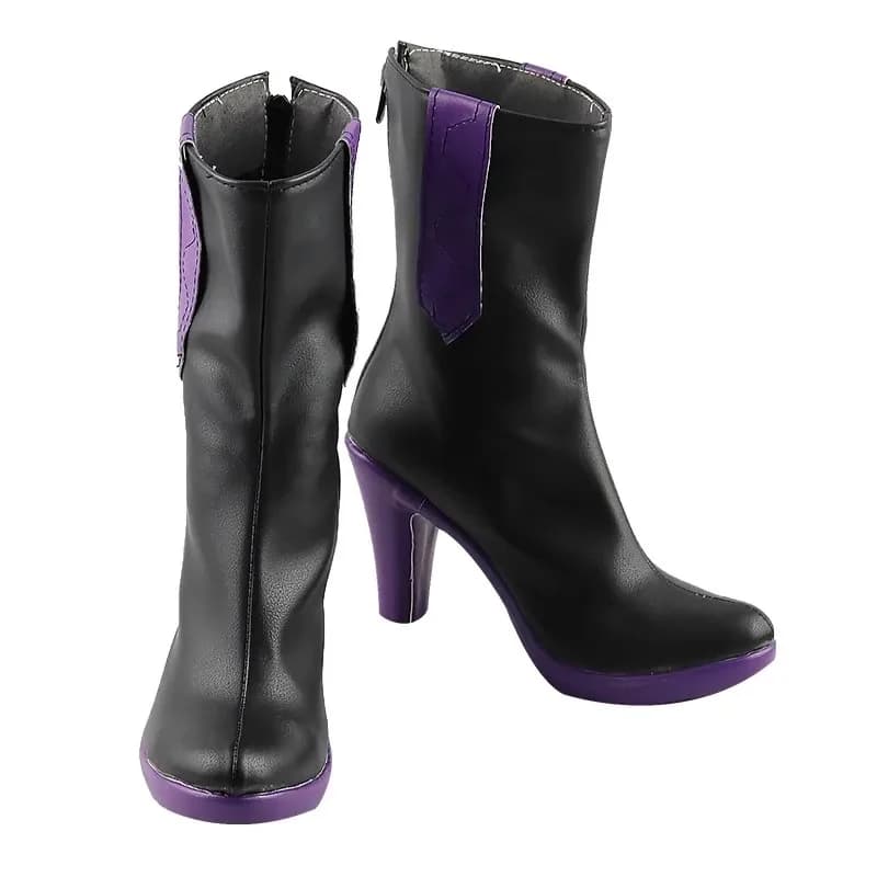 KK56LOL Battle Academia 2019 The Sinister Blade Katarina Games Customize Cosplay High Heels Shoes Boots Halloween Party Costume