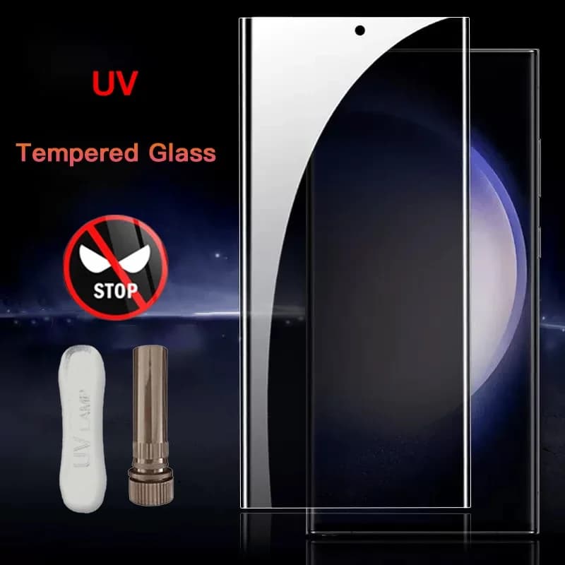 1-3PCS Vetro temperato anti-spia UV per Samsung Galaxy S24 S23 S22 S21 Ultra con strumento per protezione dello schermo per la privacy S24Ultra