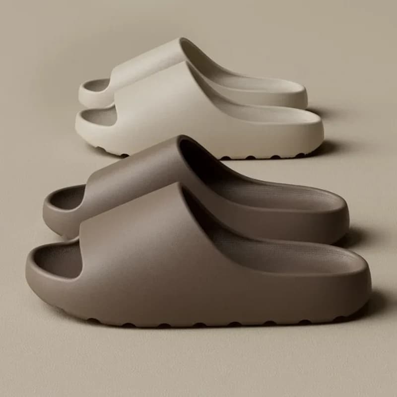 Ciabatte da casa Coconut da uomo, piatte, estive, di lusso, firmate, alla moda, per interni ed esterni, da spiaggia, con suola spessa, sandali per coppia