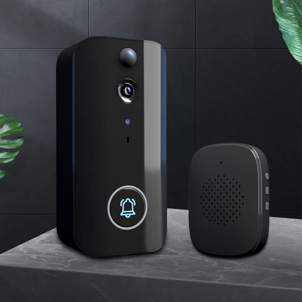 WiFi Wireless Video Doorbell IR Night Vision Doorbell Camera Motion Detector Visual Doorbell for Home Alarm System