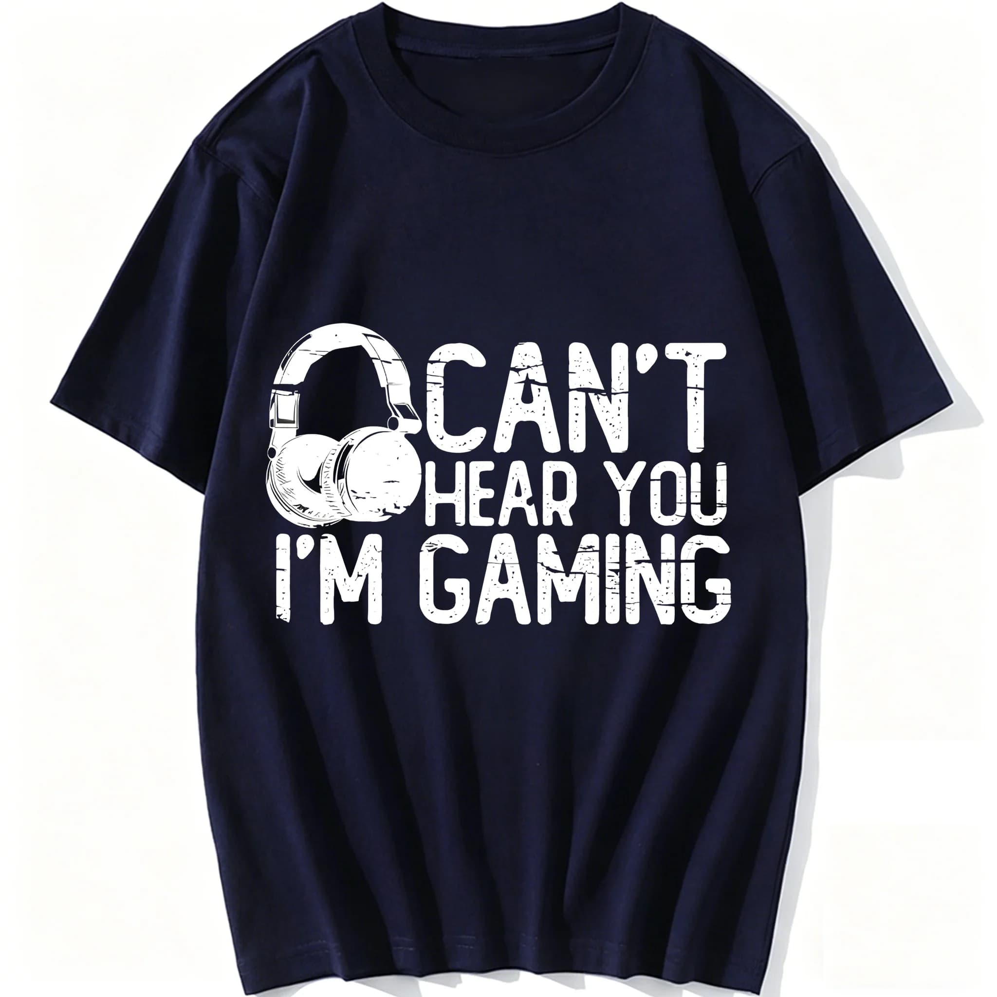 Can’t Hear You I’m Gaming Headset Funny T Shirt | Mens Graphic Tees Built for Style Novelty Funny T Shirts for Men