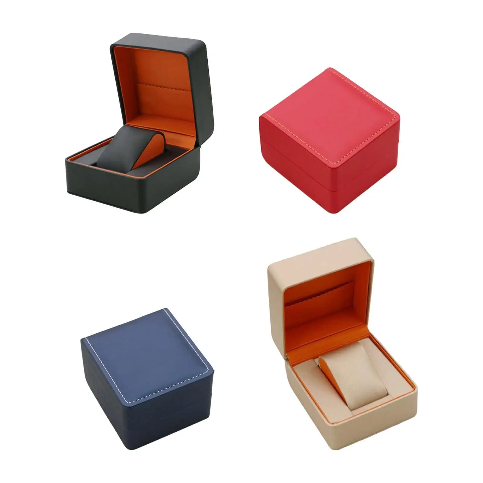 Single Watch Jewelry Box for Men Wristwatch Display Case Watch Travel Case for Pendant Bracelet Charm Earrings Stud Birthday