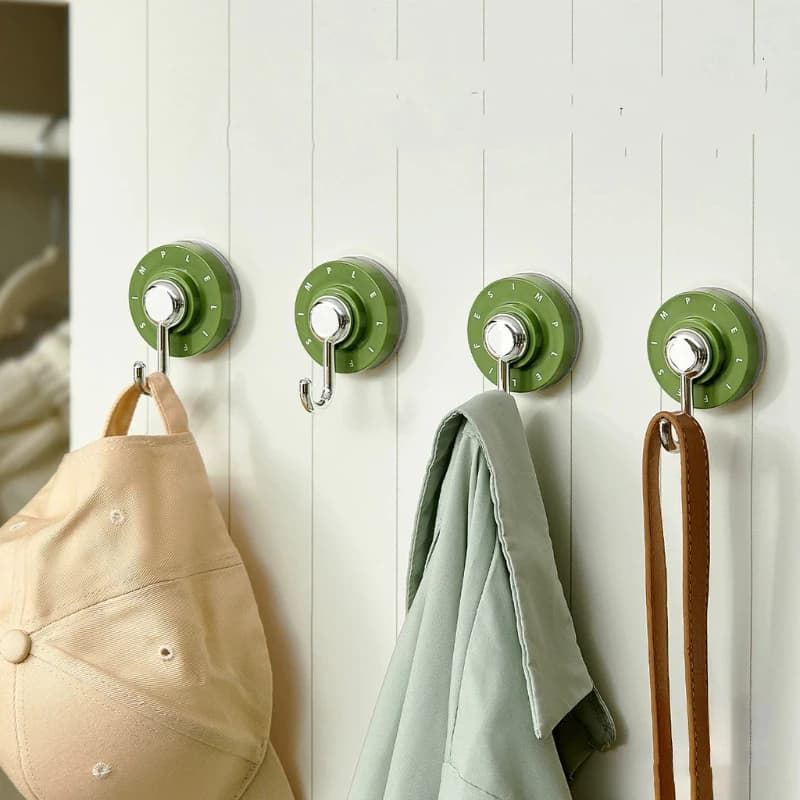 1 Pezzo Gancio a Ventosa Potente, Ganci a Ventosa Impermeabili per Bagno, Gancio a Ventosa Sottovuoto per Cucina, Ganci Appendi Asciugamani, Accessori
