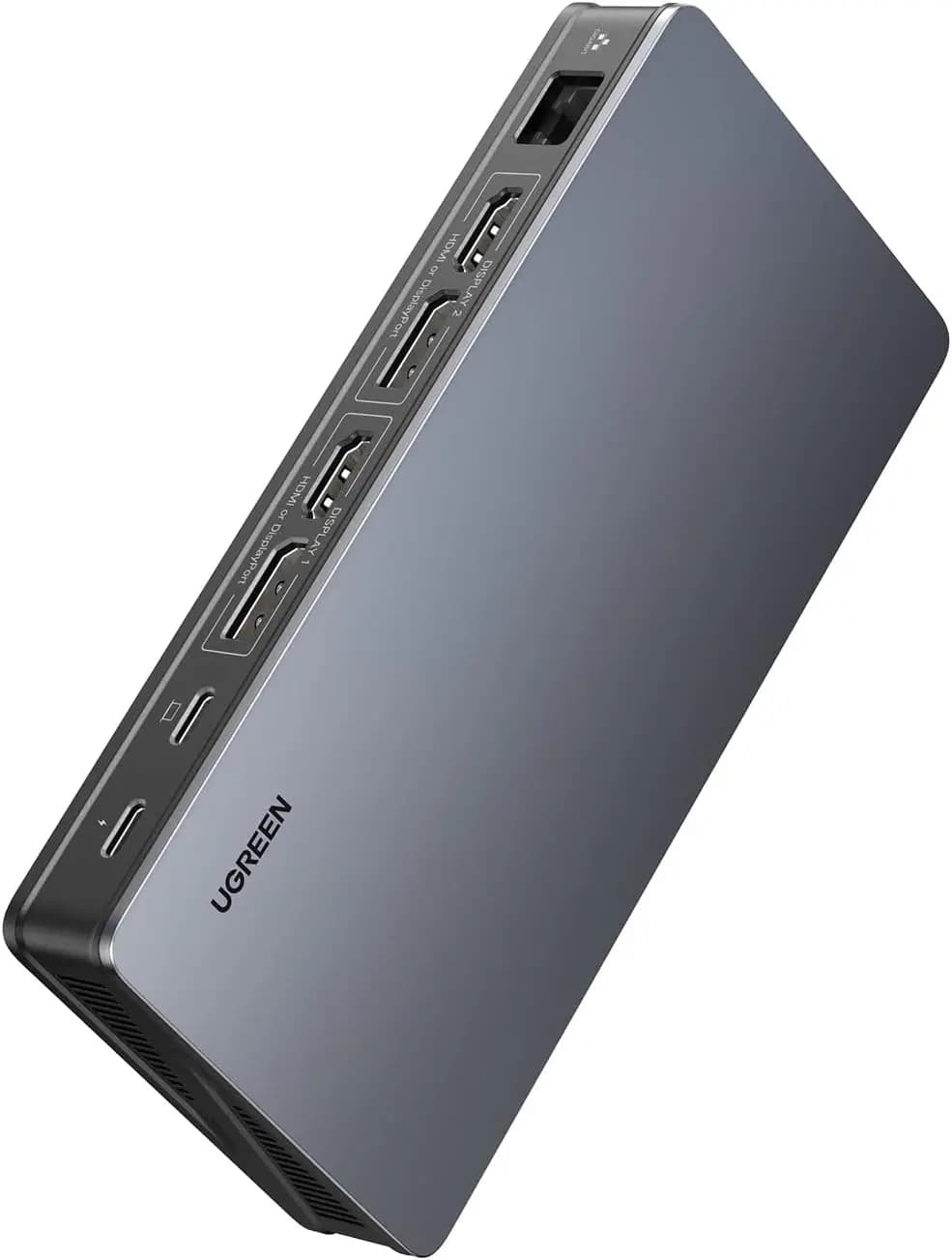 Docking station USB C 9 in 1 con doppi monitor 4K a 60 Hz, PD da 100 W, Gigabit Ethernet per MacBook e Windows