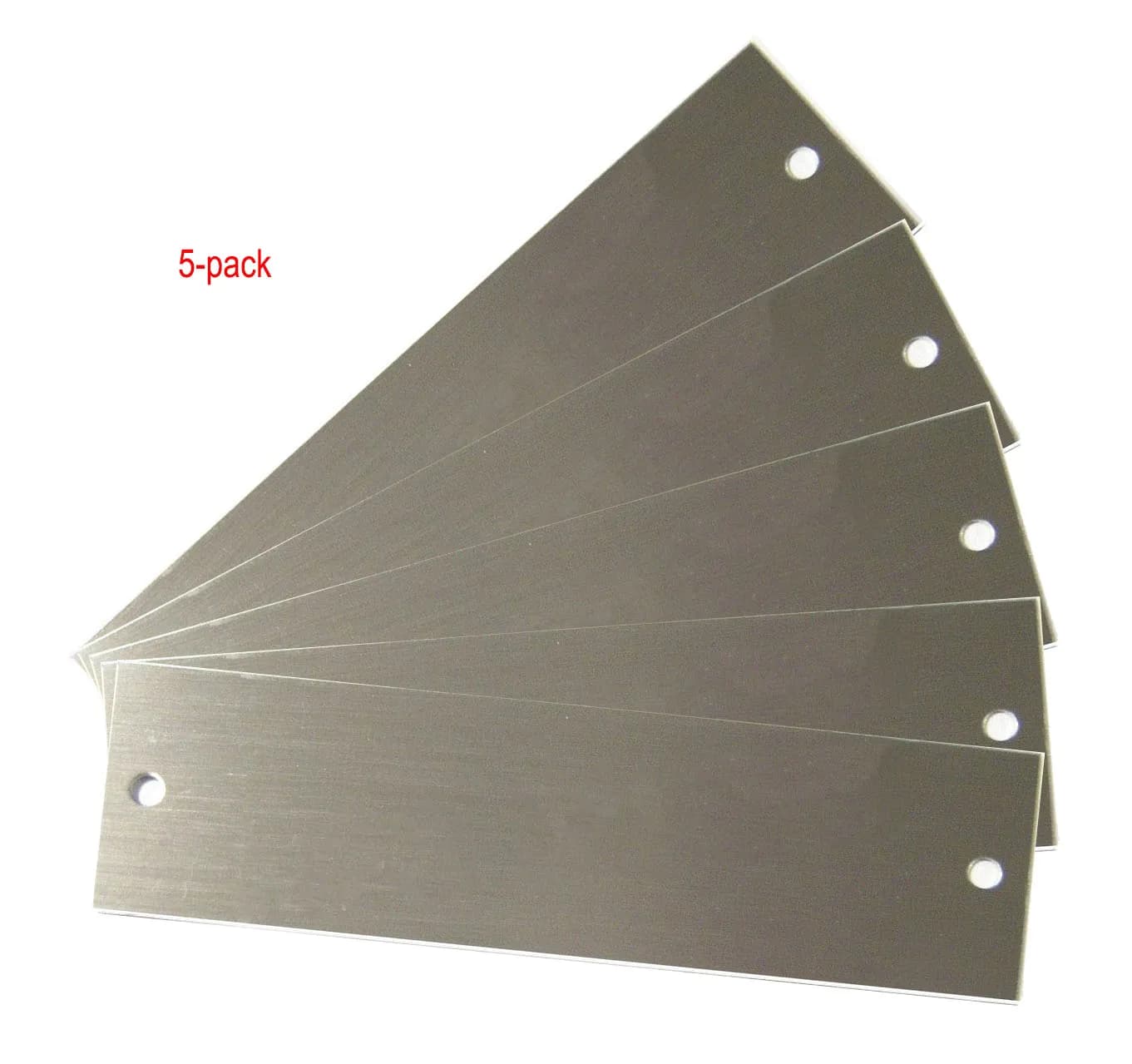 KVEHICLE Identification Plate for Truck, Boat, Trailer, VIN and Assal Weight, 95mm x 25mm, 5 Pieces