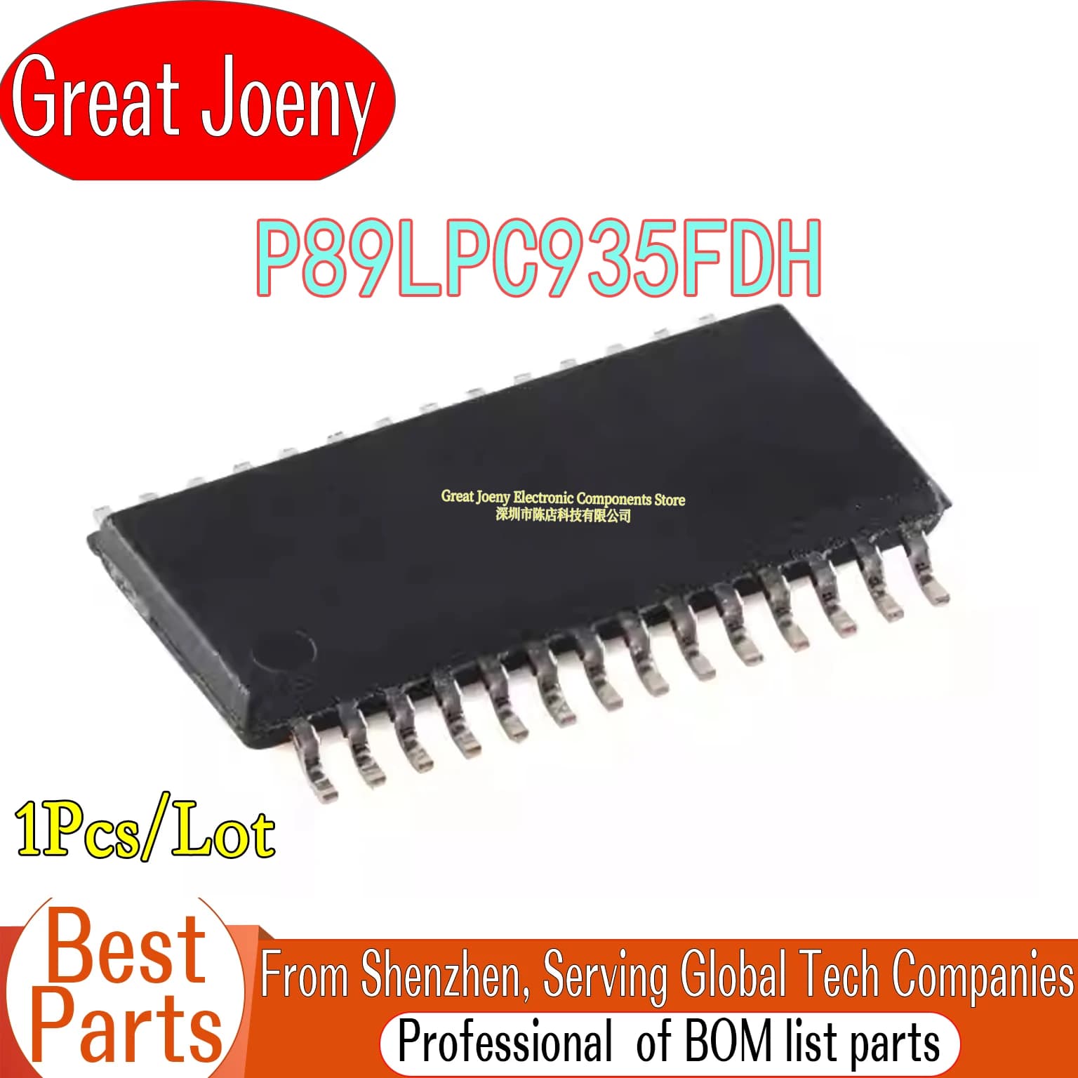 100% nuovo originale P89LPC935FDH P89LPC935F IC MCU 8BIT 8KB FLASH Chipset TSSOP-28