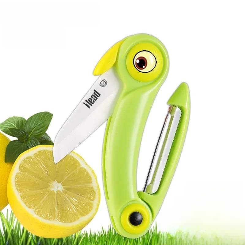Stainless Steel Fruit Portable Knife, Multifunction Pelapatate, Portable Kitchen Tool for Office and Home, Durable