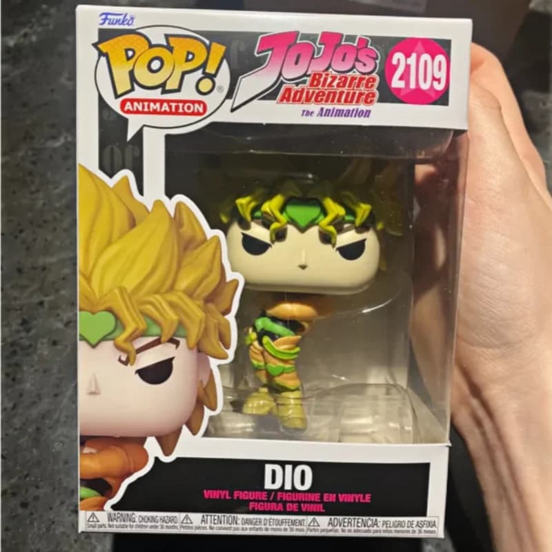 Funko POP Le bizzarre avventure originali di JoJo Dio Brando # 2109 Figura anime - Regalo da collezione anime limitato per i fan di JoJo