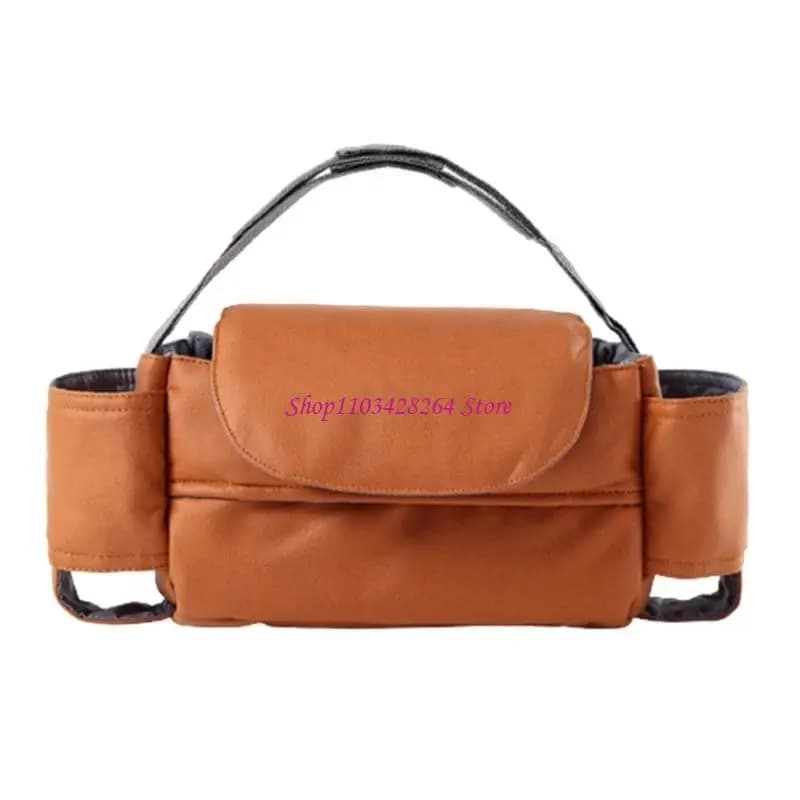 Borsa universale per passeggino con borsa portabicchieri isolata per passeggino