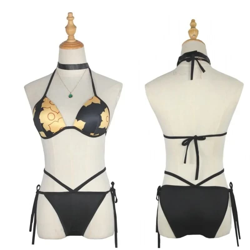 Anime My Dress-Up Darling Costume da bagno Kitagawa Marin Costume cosplay Braccialetti bikini Set per donne Feste in piscina Eventi in spiaggia