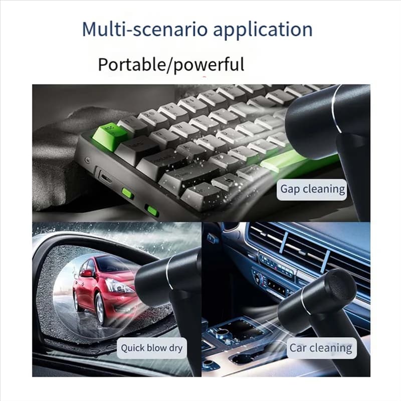 B86B-Turbo Jet Fan 100000 RPM Mini Spolverino Elettrico Portatile Multifunzionale Esterno Turbo Ventilatore Per Tastiera Del Computer Auto A Casa