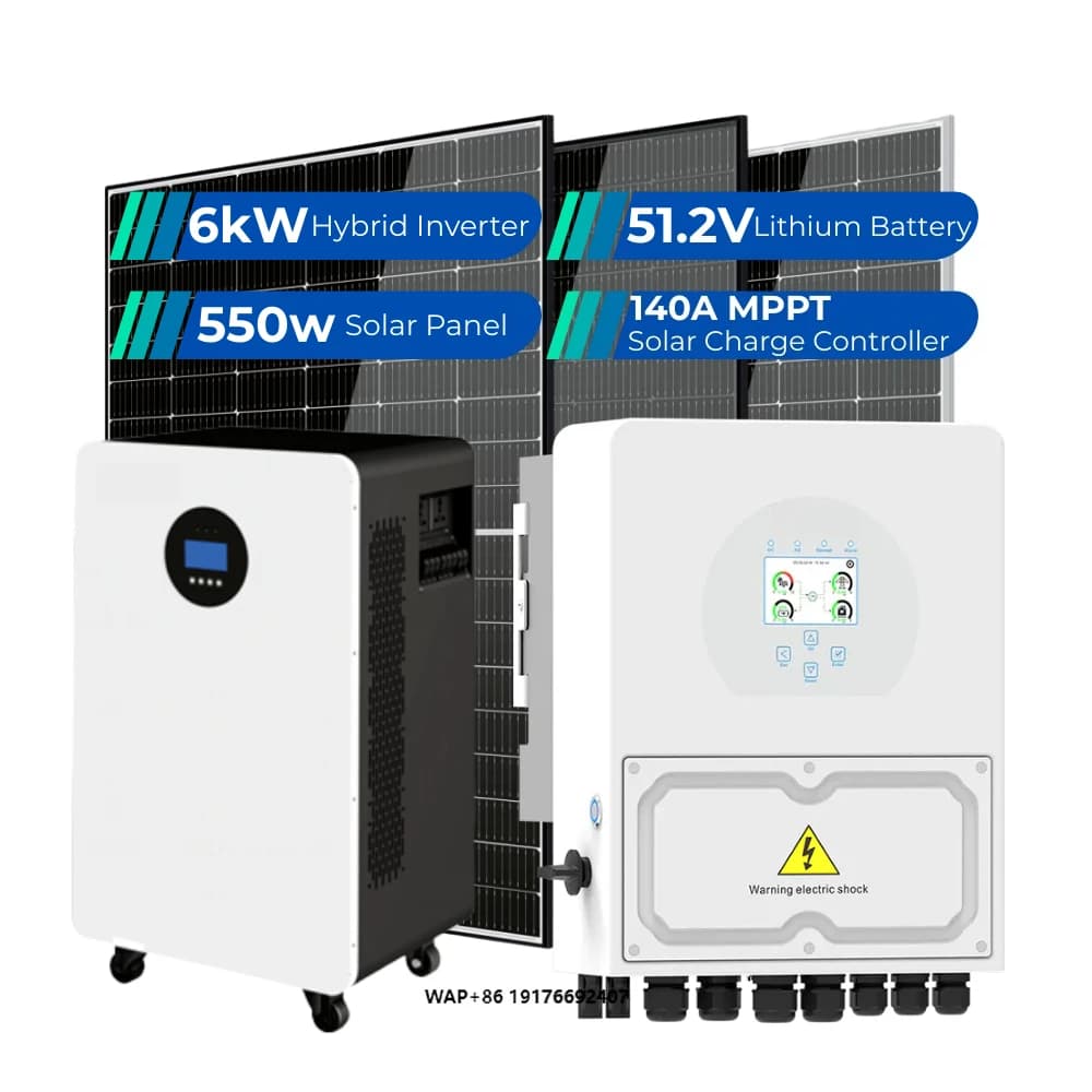 Sistema Solare Plug&Play con Inverter Ibrido Deye 6kW, Pannello 550W, Batteria 6kWh - Set Completo per Uso Ibrido Sostenibile Off-Grid