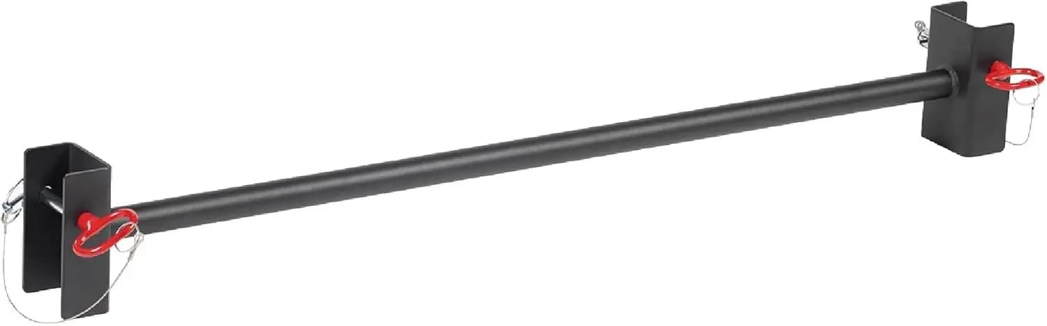 1.25 inch adjustable traction bar for independent squat support, quick adjustment with pin