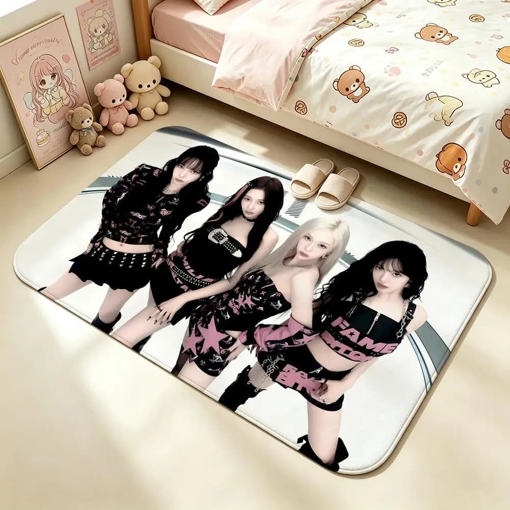 Group-aespaS Floor Mat Soft Non-Slip Bath Mat, Bedside Carpet, Absorbent Doormat for Home