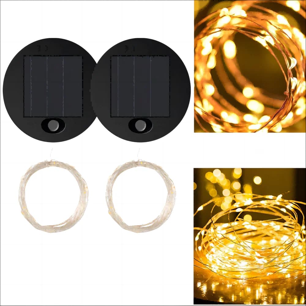 2/4 pezzi lanterna superiore di ricambio solare pannelli tondi impermeabili accessori in filo di rame coperchio lanterna pannello solare LED