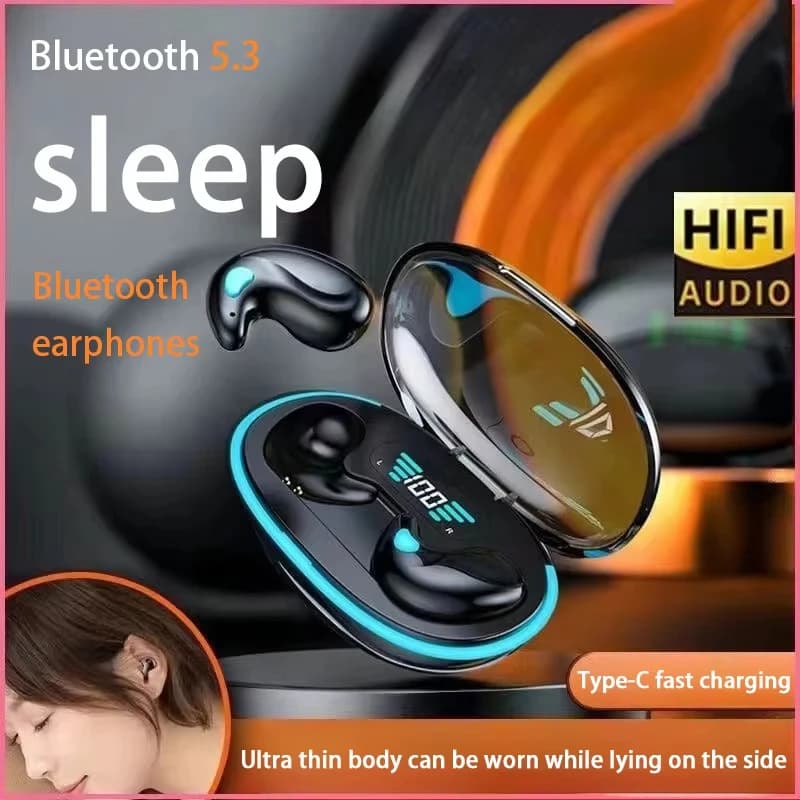 X55 Wireless Sleep Headset Noise reduction Invisible earphones for sleeping Bluetooth Sports Headphones 2025 New