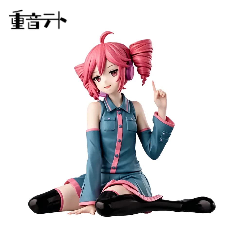 Figurina d'Azione Kasane Teto Premium Chokonose 10CM, Modello in PVC da Collezione, Statuetta Anime, Regalo di Compleanno