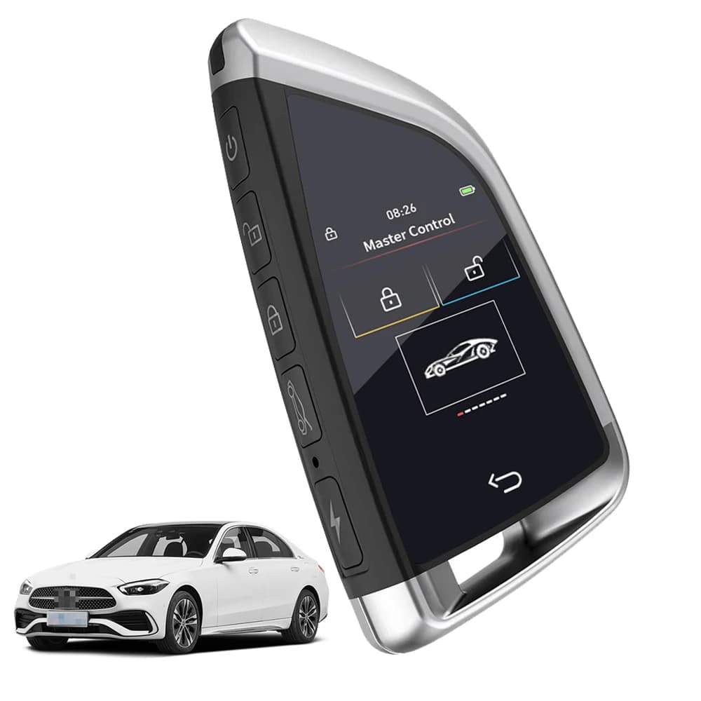 Telecomando Smart Modificato CF568 con Schermo LCD Touch e Ingresso Senza Chiave On-BD, Blocco/Sblocco Automatico per Auto con Pulsante Avvio/Arresto Motore