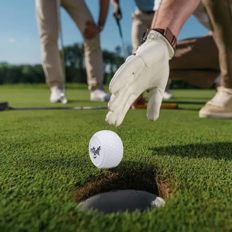 1 pz palline da golf rigide originali da golf per principianti palla a due strati palla da pratica per golf swing putter