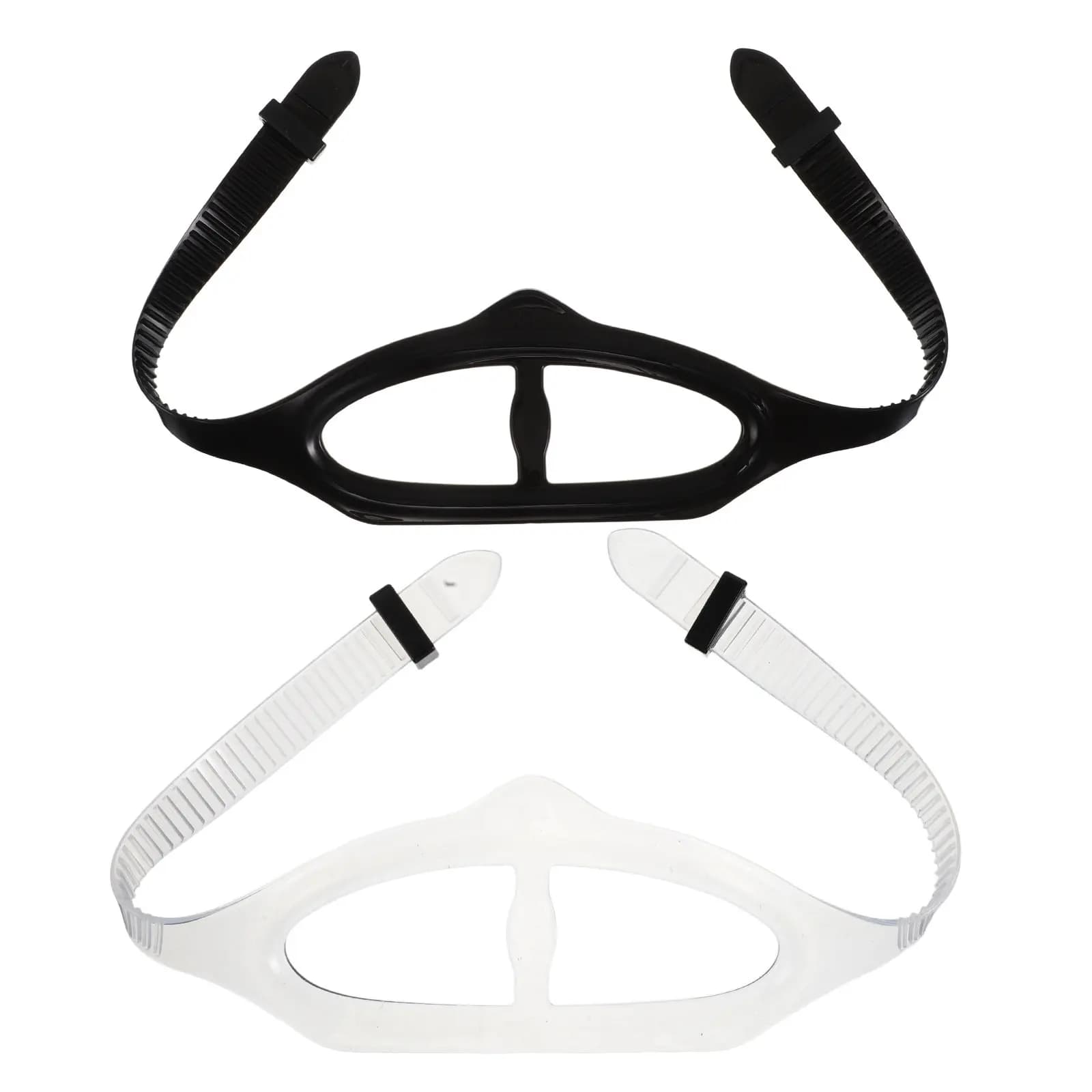 2 Pieces Silicone Strap for Underwater Mask, Comfortable Universal Replacement Lace for Snorkeling Mask, Diving Equipment Accessories, Swimming Eyelets