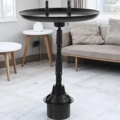 1 Pezzo Portabicchieri per Auto Regolabile, Pratico Supporto per Cibo e Telefono, Tavolino per Auto, Organizzatore Accessori Auto